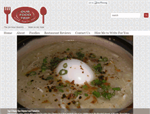 Tablet Screenshot of ourfoodtrip.com